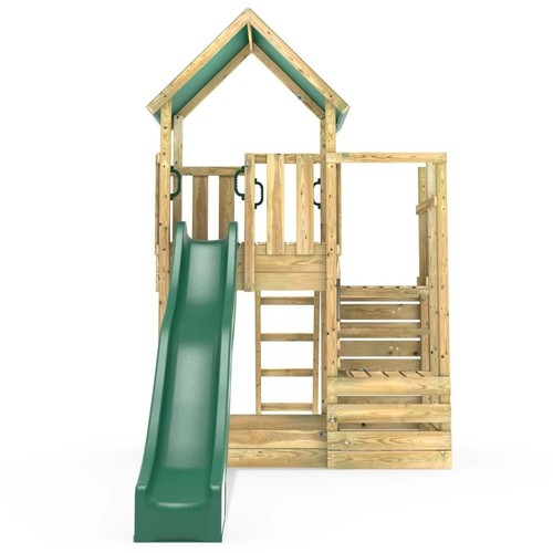 Wooden climbing frame play - wooden,