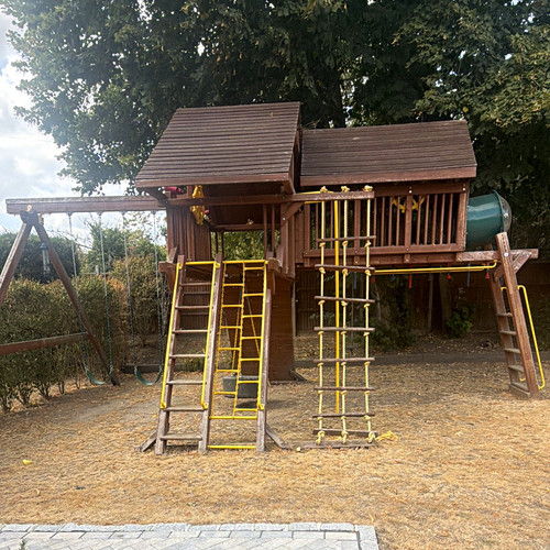 Wooden outdoor climbing - wooden,