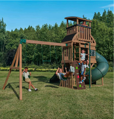 Wooden kids playcentre - wooden,