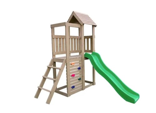 Climbing frame with slide - climbing,