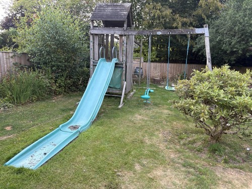 Wooden children climbing frame - wooden,