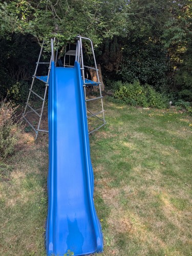 Climbing frame with slide - climbing,